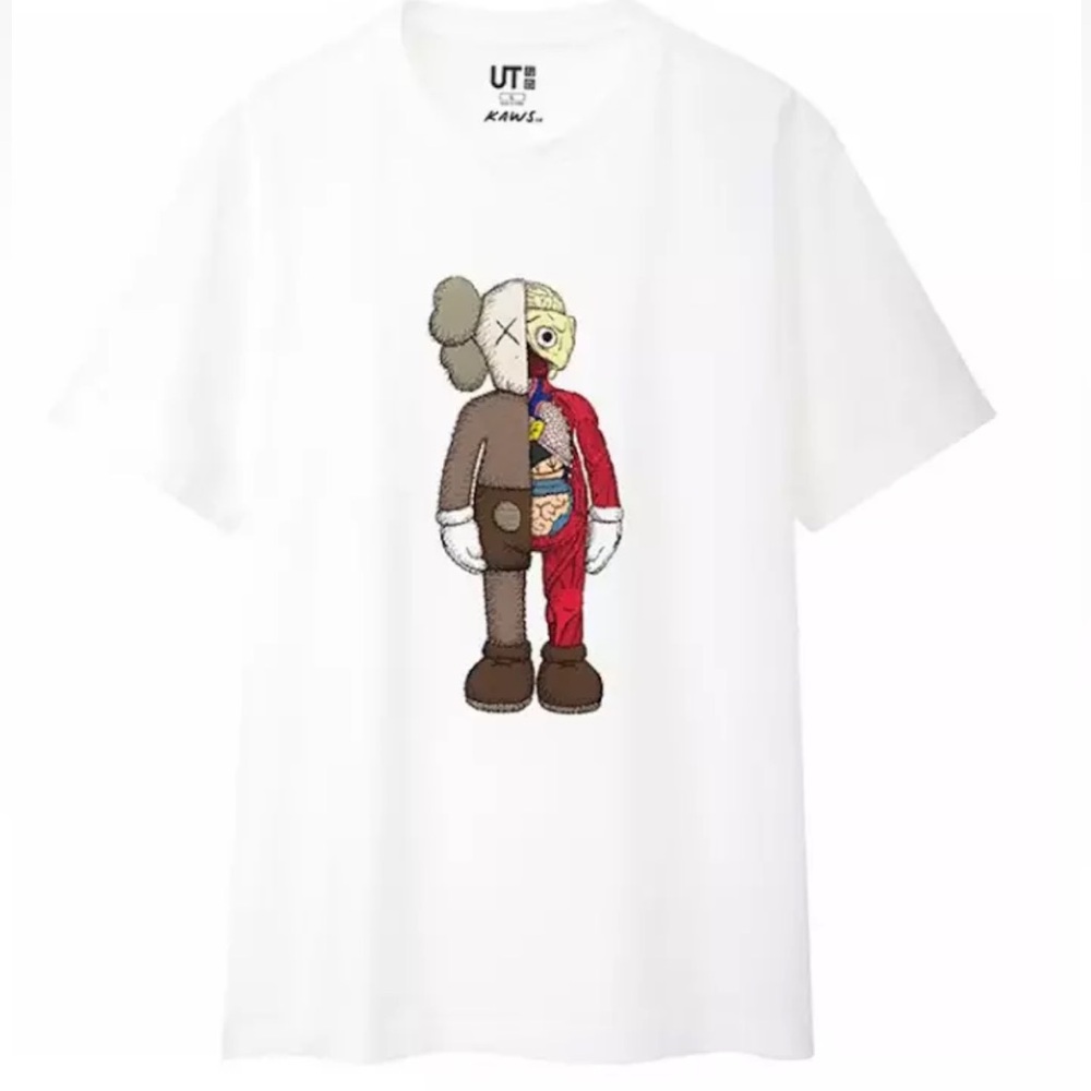 KAWS x Uniqlo Flayed Tee, XS